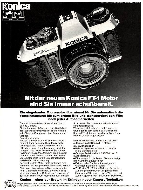 Konica FT-1 Motor