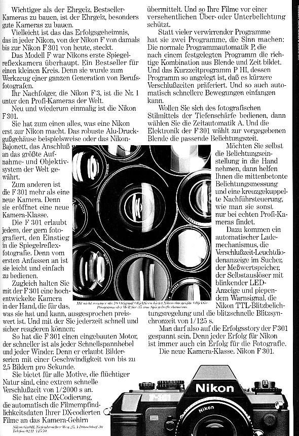 Nikon F-301