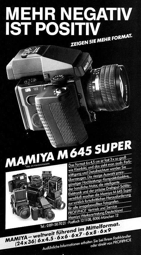 Mamiya 645 Super