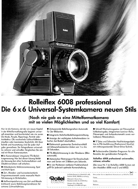 Rollei 6008 Professional