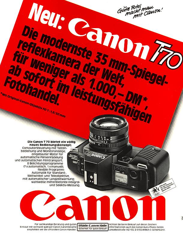 Canon T70