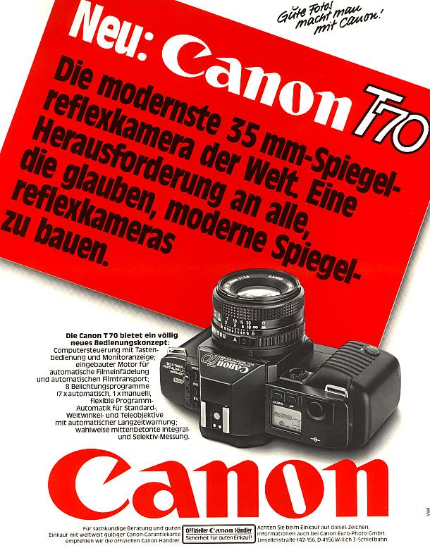 Canon T70