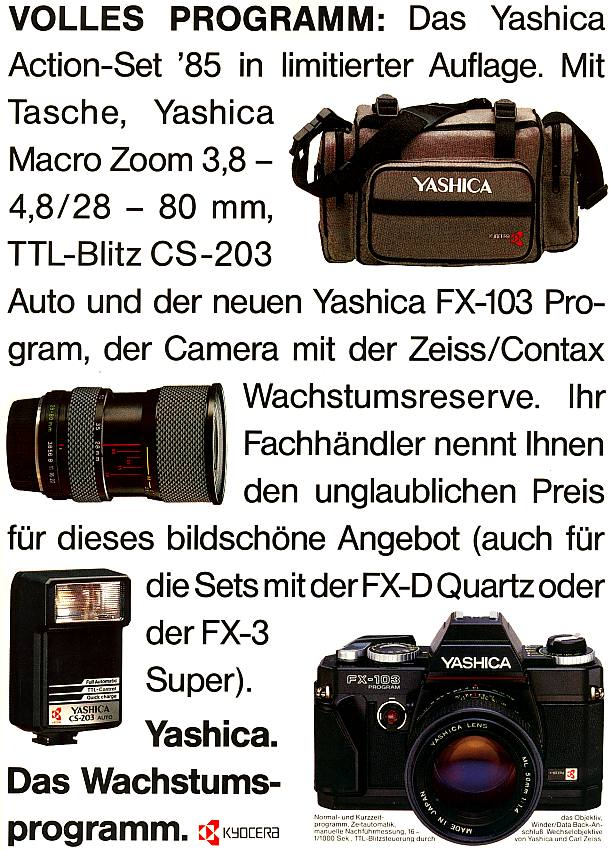 Yashica FX-103 program