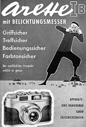 Apparate & Kamerabau Arette Ib