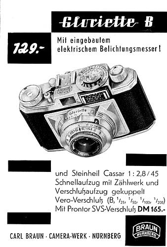 Braun Gloriette B (1955)