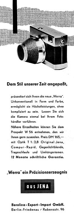 Carl Zeiss Jena Werra 1