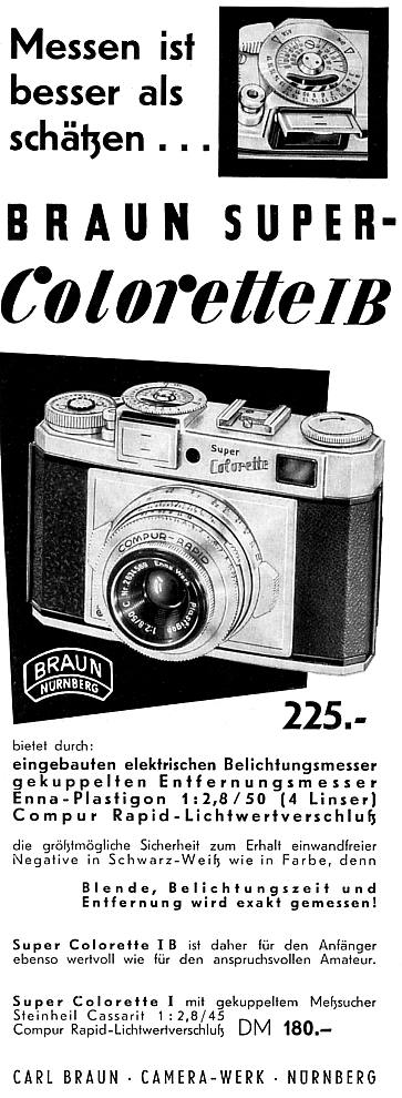 Braun Super Colorette  IB