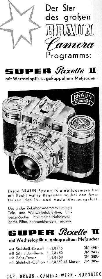 Braun Super Paxette II