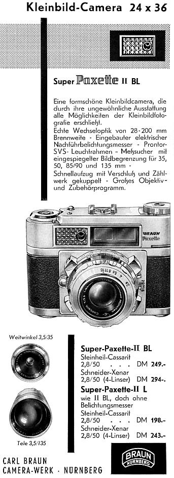 Braun Super Paxette IIBL