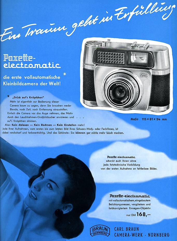 Braun Paxette Electromatic