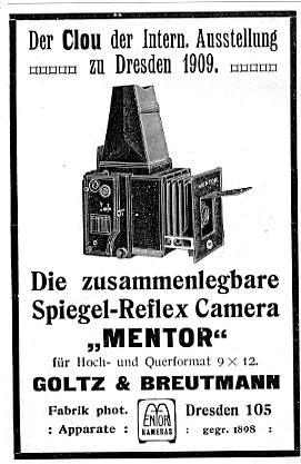 Goltz & Breutmann Zusammenlegbare Spiegelreflexkamera