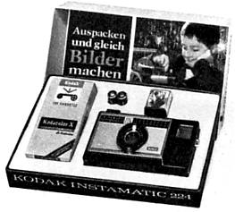 Kodak Instamatic 224 Geschenkpackung