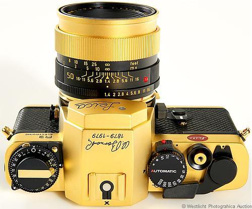 Leica R3 Electronic Oskar Barnack gold