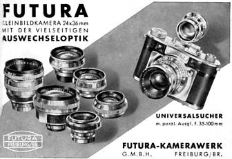 Futura Kamera Werk Futura S