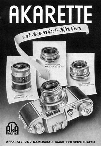 Apparate & Kamerabau Akarette I