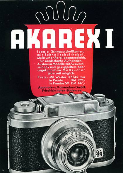 Apparate & Kamerabau Akarex I