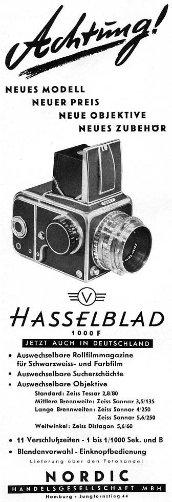 Hasselblad 1000 F
