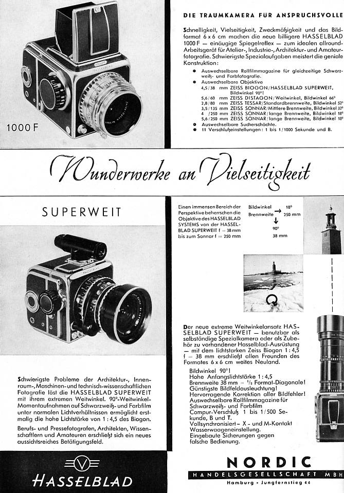 Hasselblad 1000 F