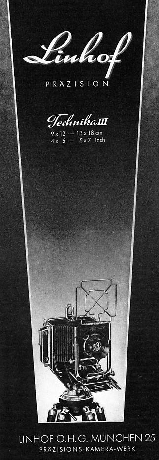 Linhof Technika III 9x12