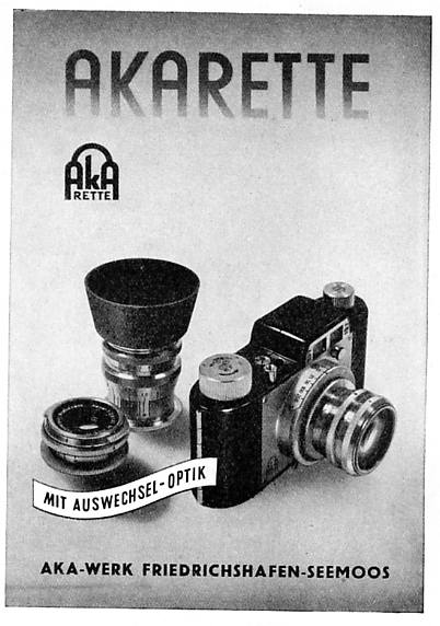 Apparate & Kamerabau Akarette I