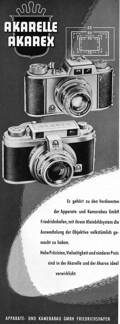 Apparate & Kamerabau Akarelle (1954)