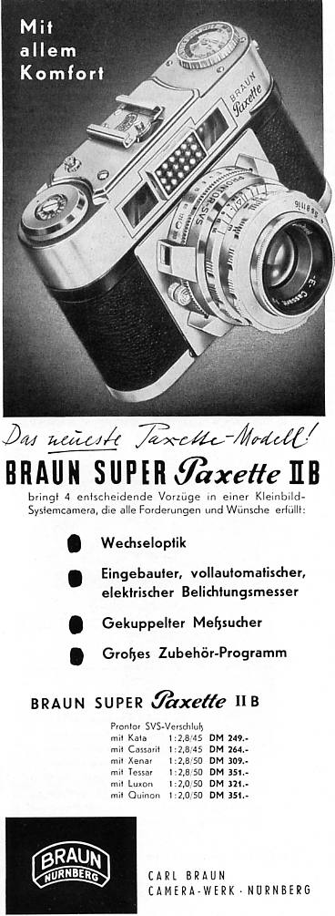 Braun Super Paxette IIB