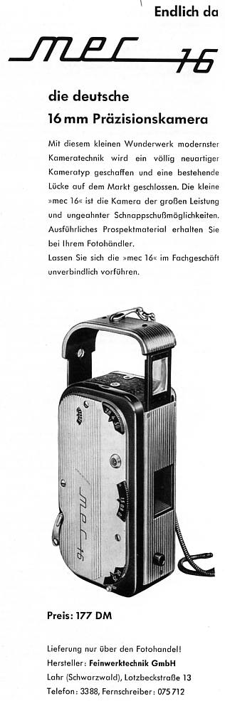 Feinwerktechnik Mec 16