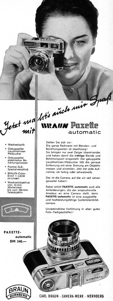 Braun Paxette Automatic