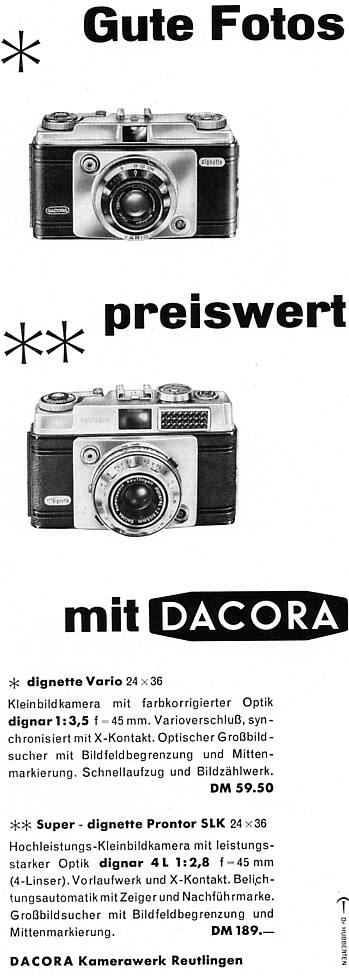 Dacora Dignette (1958)