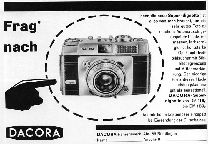 Dacora Super Dignette (1958)