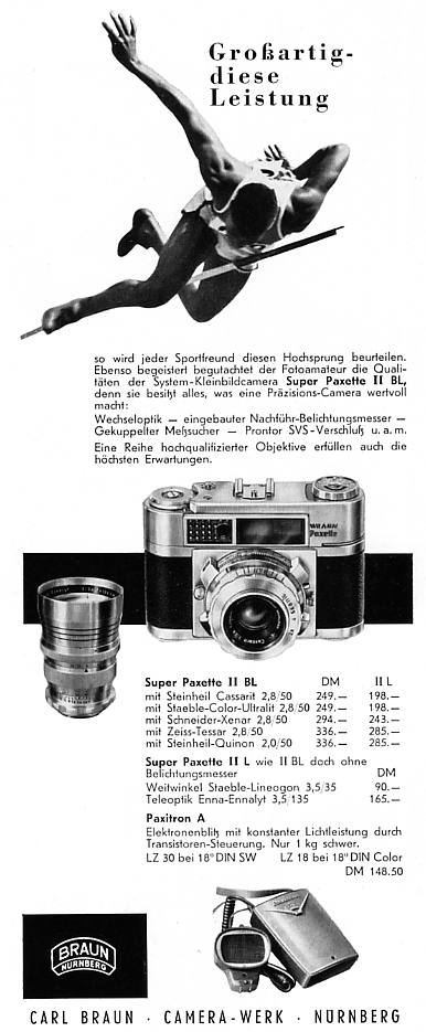 Braun Super Paxette IIBL