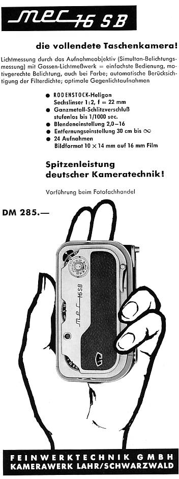 Feinwerktechnik Mec 16SB