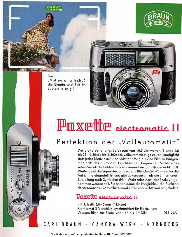 Braun Paxette Electromatic II