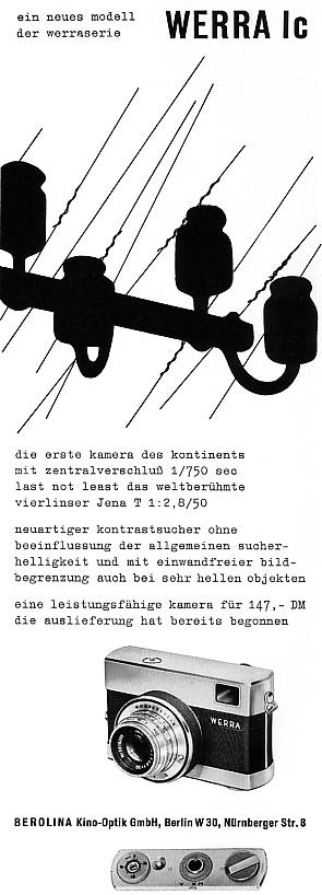 Carl Zeiss Jena Werra 1c