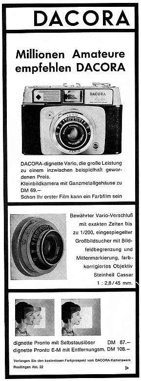 Dacora Dignette (1962)