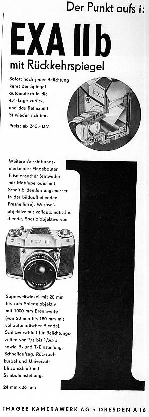 Ihagee Exa IIb