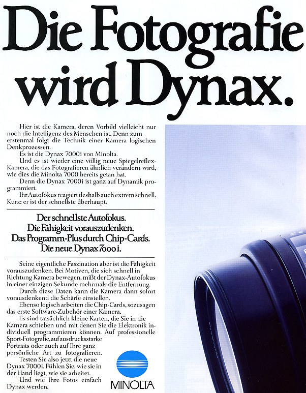 Minolta Dynax 7000i