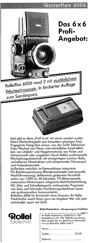 Rollei 6006 II