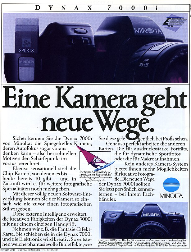 Minolta Dynax 7000i