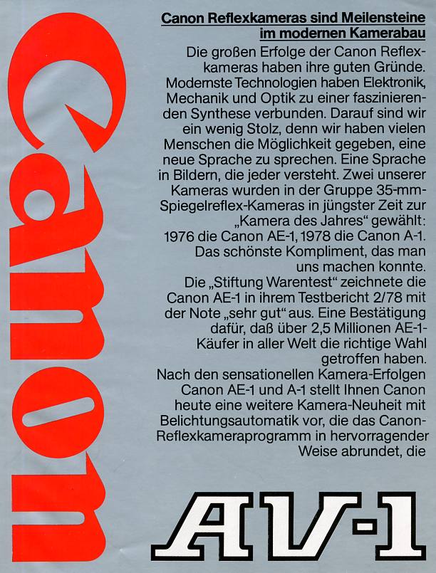 Canon AV-1