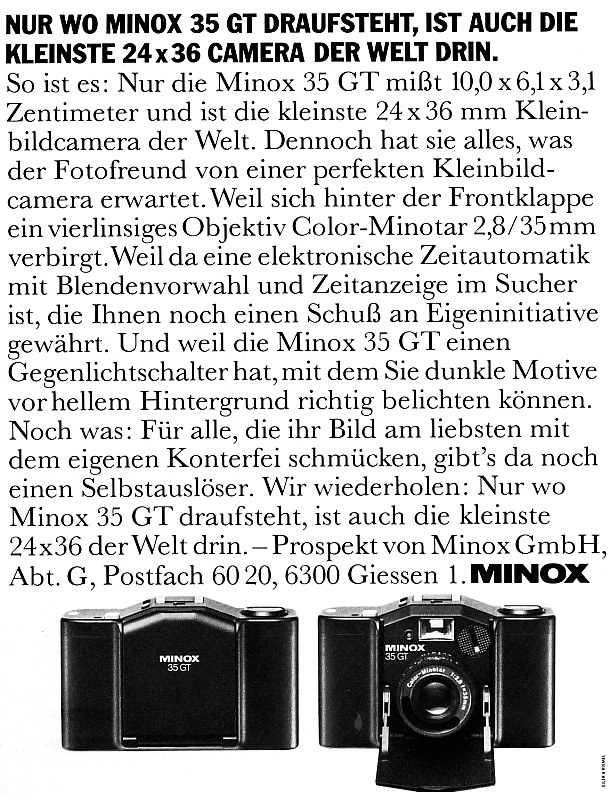 Minox 35 GT