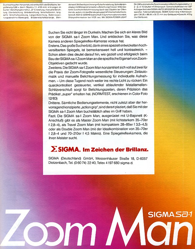 Sigma SA-1