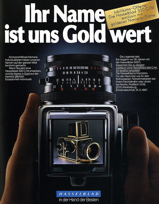 Hasselblad 500 CM Gold