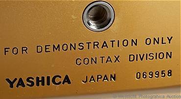 Contax RTS Gold Demonstrationsmodell