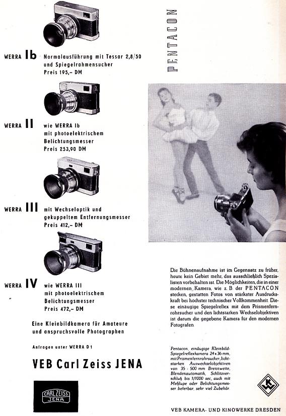 Carl Zeiss Jena Werra 1b