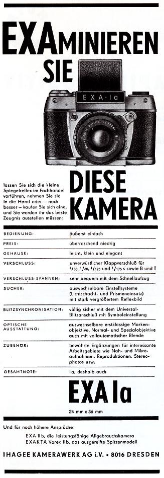 Ihagee Exa Ia. Typ 2