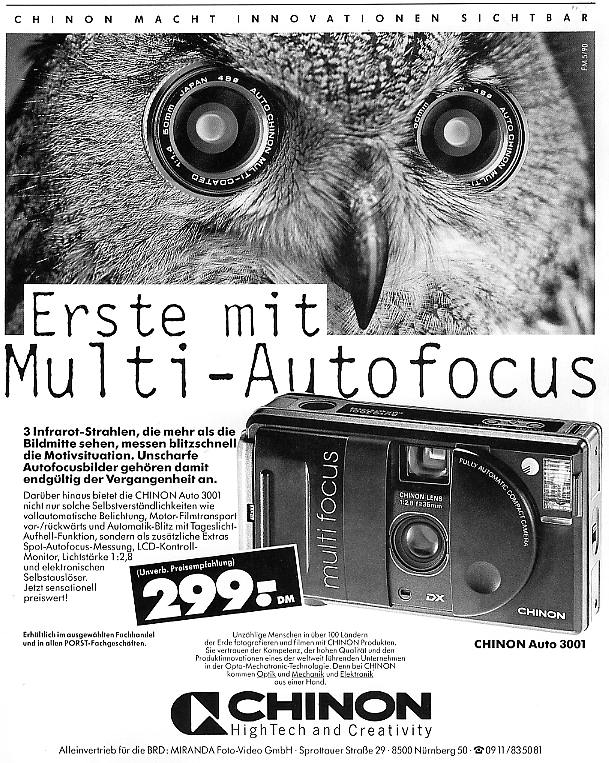 Chinon Auto 3001