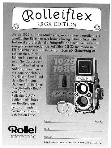 Rollei Rolleiflex 2.8GX Edition
