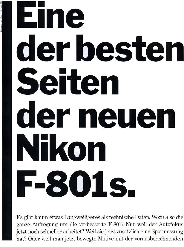 Nikon F-801 S