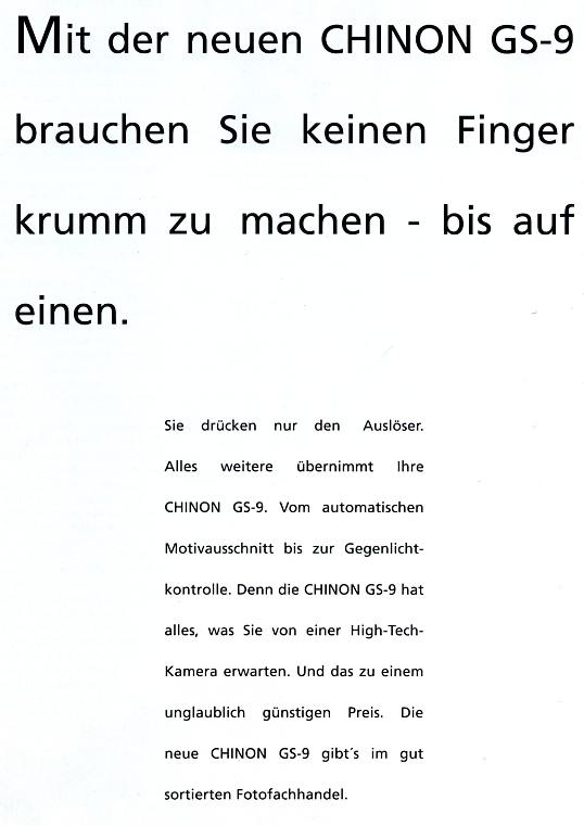 Chinon GS-9 Zoom